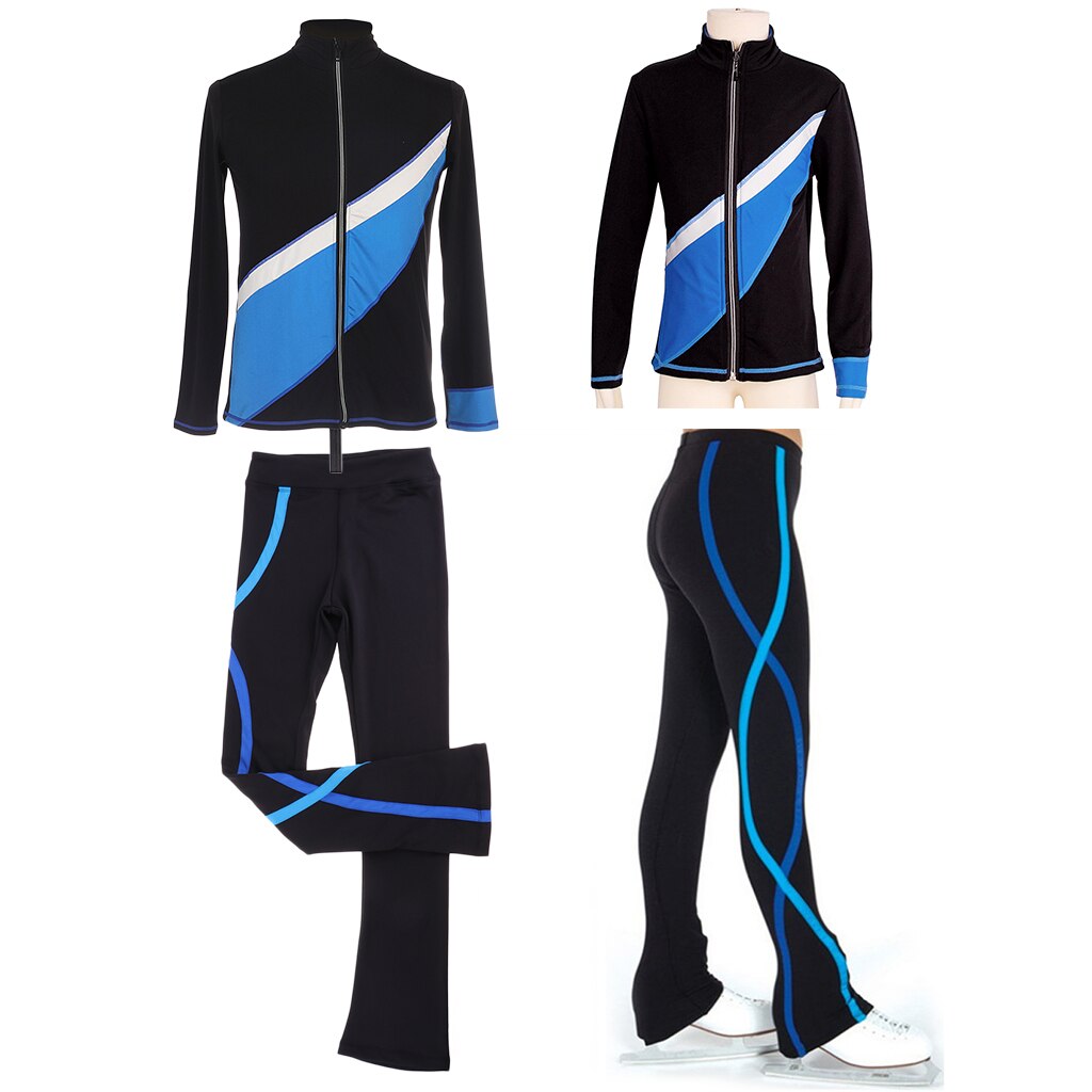 Figure Skating Pants Jacket Suit Women Girl Ice Skating Training Outfit Coat