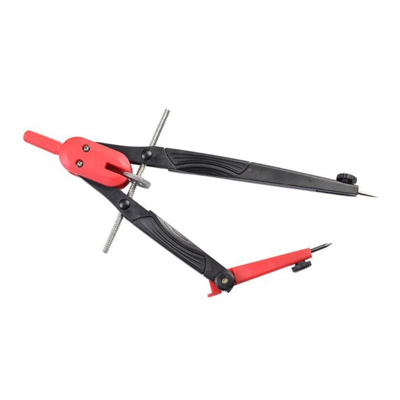 Drawing Compass Drafting Tool Set Ruler Pencil Eraser Math Student School Supplies Stationery with Cloth Bag