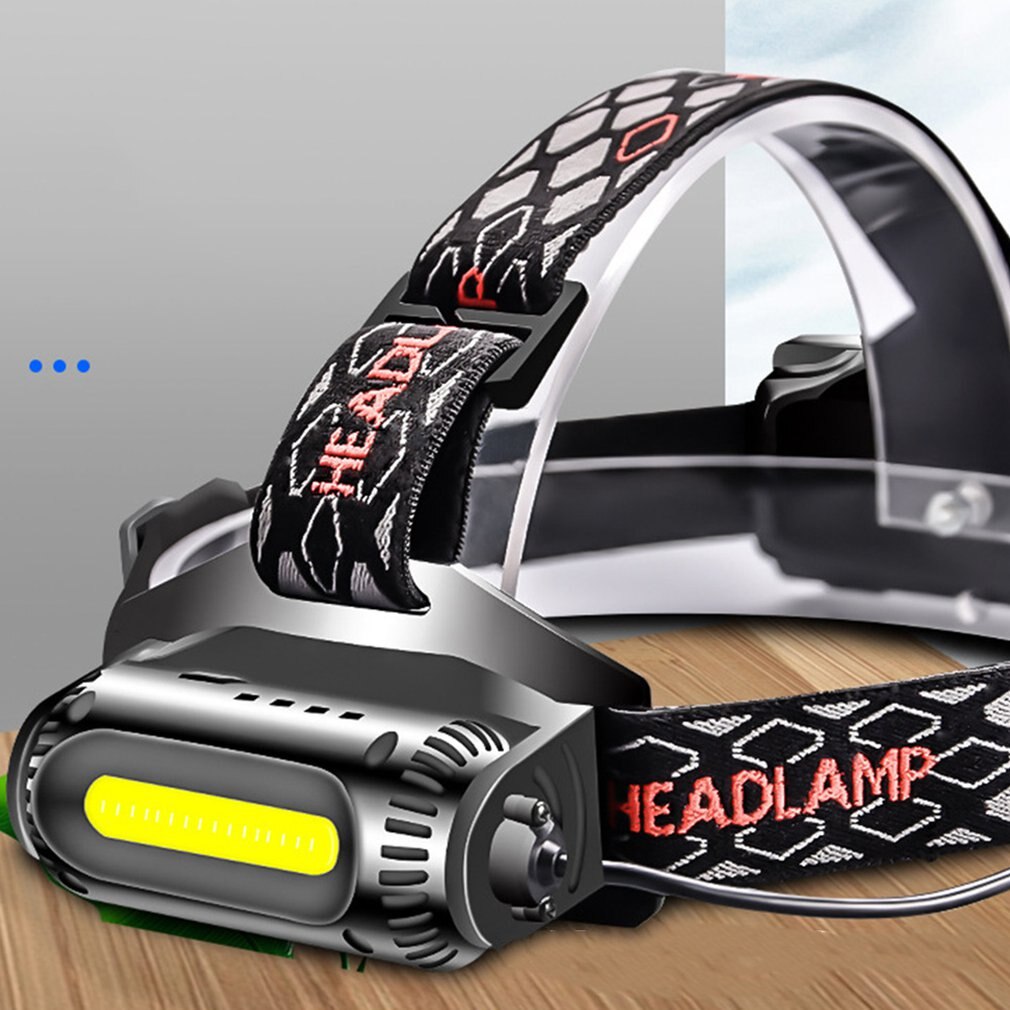 Rotating Strong Head Light White Red Green Three Light Source Multi-Function Usb Charging T6 Warning Headlights