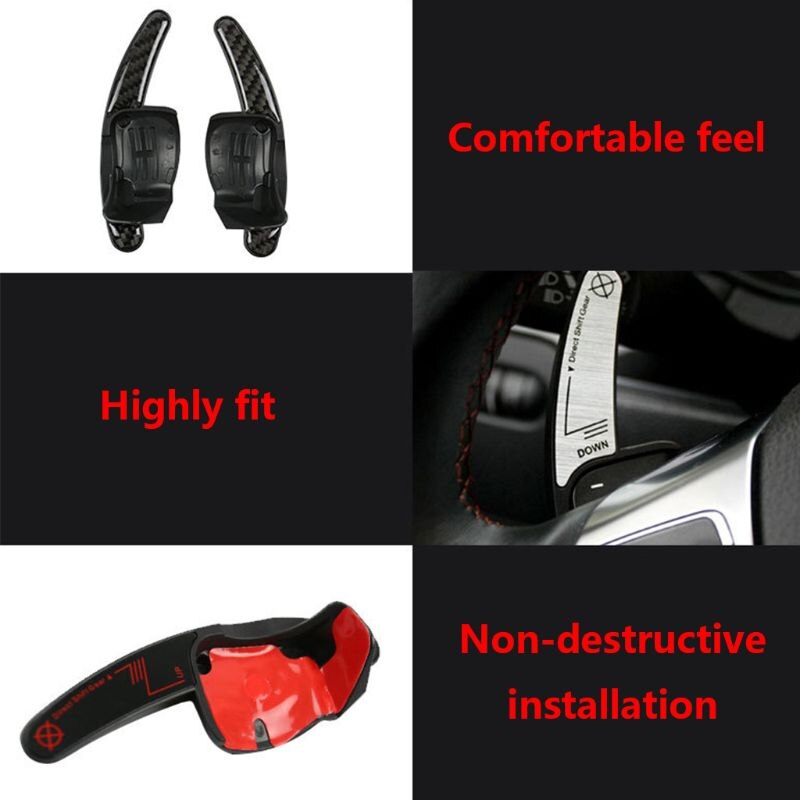 Extensión de paleta de cambio de volante de coche, engranaje de cambio directo DSG para Golf Jetta MK6 R20 CC R36, piezas de coche
