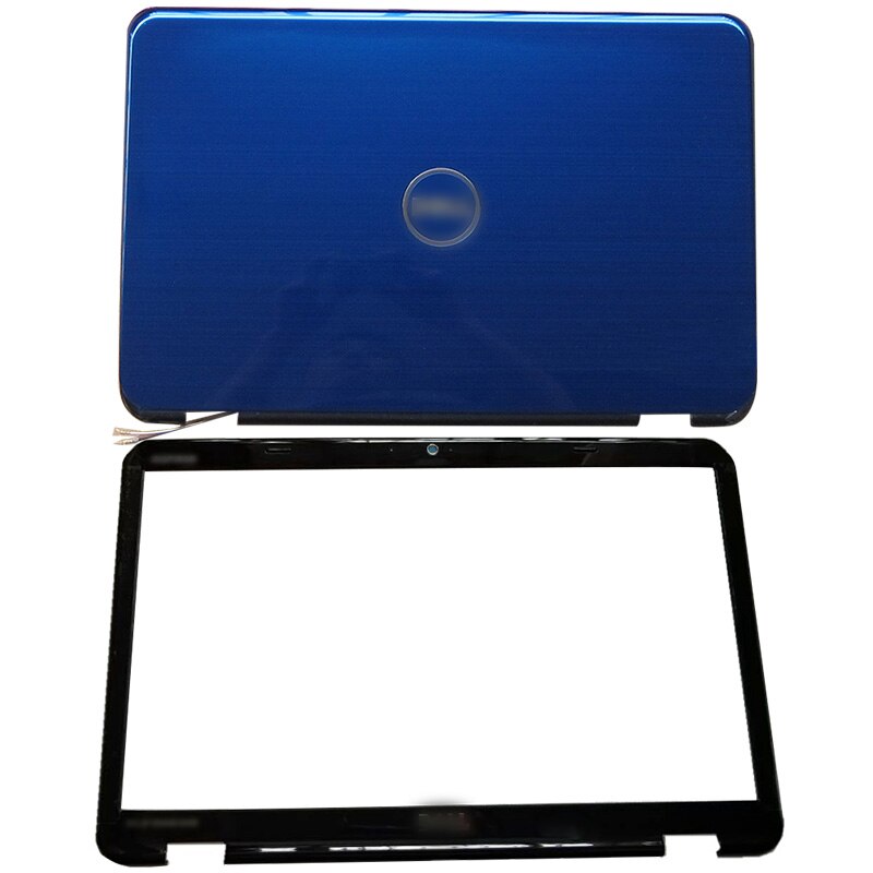 NUEVA cubierta trasera LCD para portátil/bisel frontal/bisagras para DELL Inspiron 15R N5110 M5110 M511R 00KXW3: Blue AB Cover