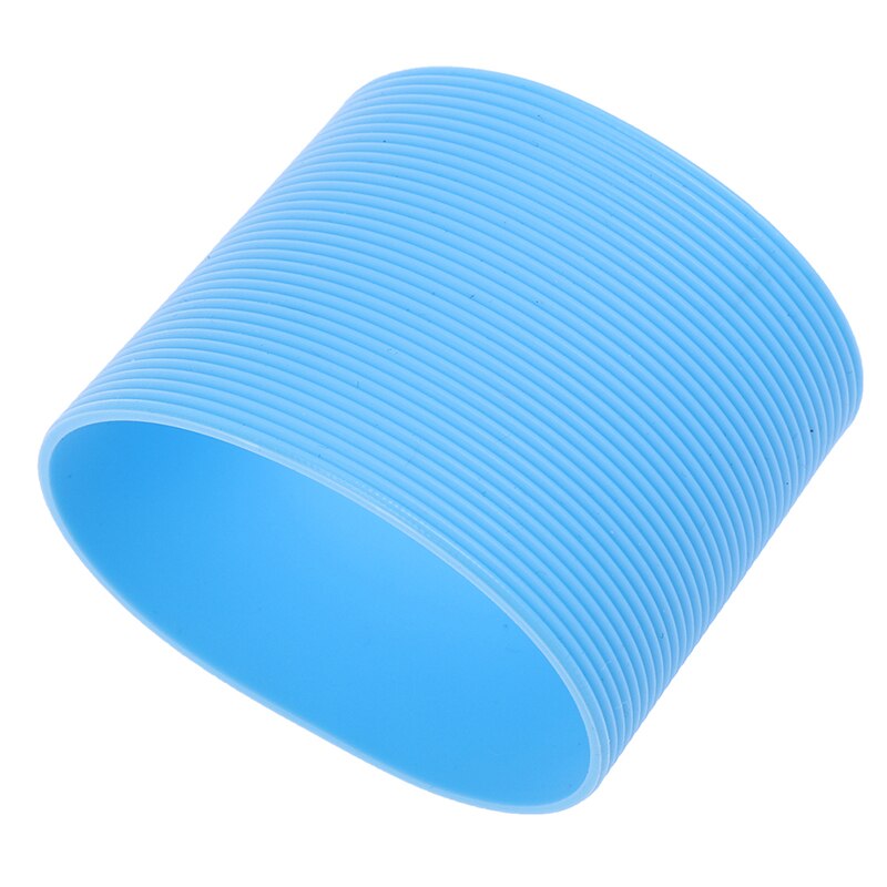 6CM silicone sleeves for mugs,Ceramic cup sleeves Stripes and vertical grain sleeves cover,heat insulation sleeves support: A