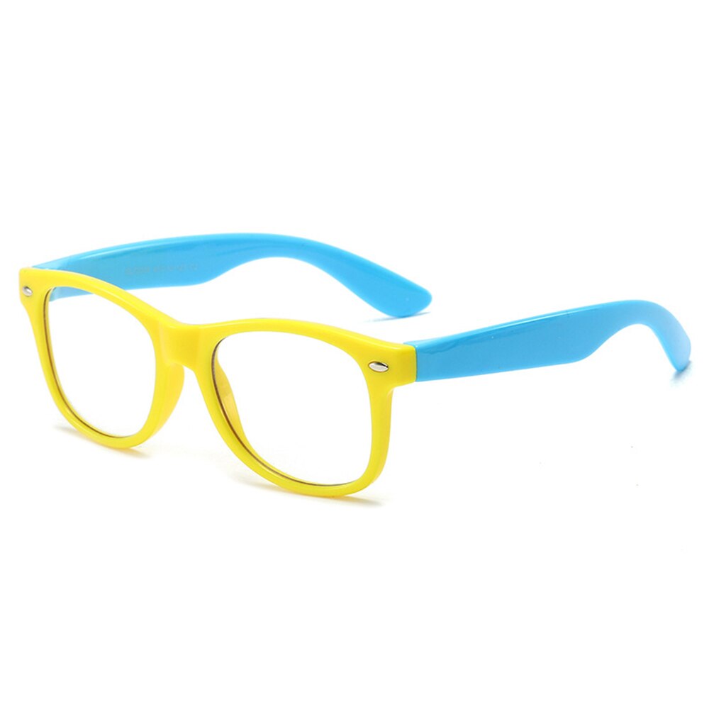 Boy Transparent Girls Eyeglasses Anti Blue Light Eyeware Frame Kids Square Children: 5