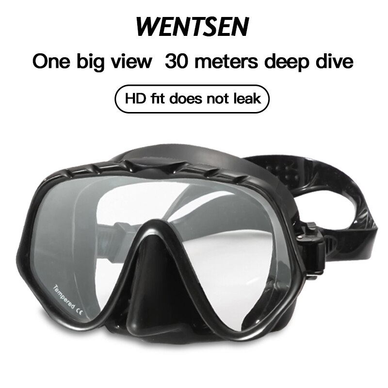 2020new big view Snorkel Diving Mask kits Snorkels Anti-Fog Goggles underwater spearfishing scuba diving equip