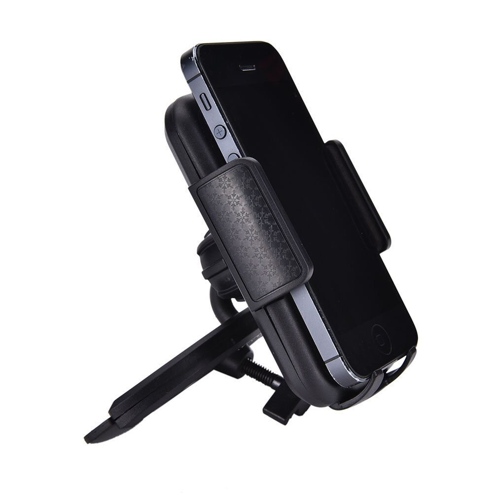 Universal cd slot holder til holder til iphone til samsung og andre telefoner 360 graders rotation ventilationsholder
