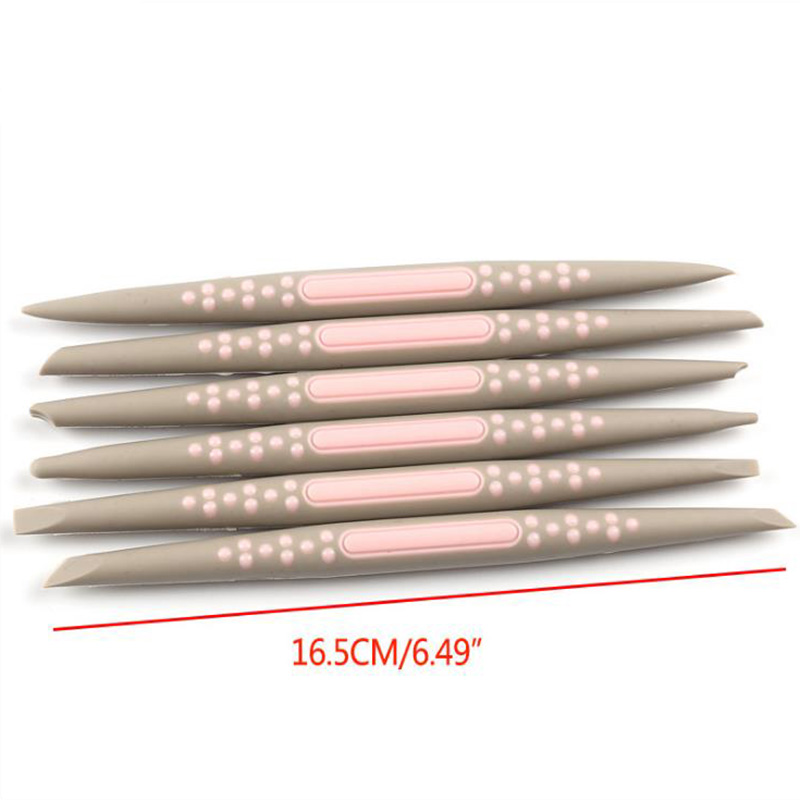6 pcs/set Silicone Fondant Cake Decorating Flower Modelling Pen Sugarcraft Flower Modelling Tools Cake Sculpture Clay Mold
