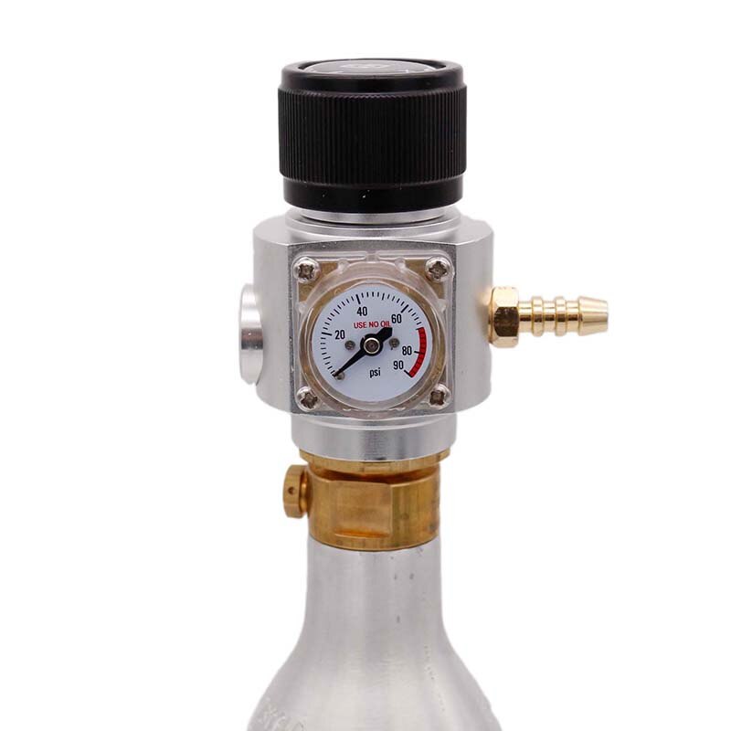 0.6L Soda Water Cilinder Co2 Fles Tank met Klep Tr21 * 4 150BAR/2250PSI Hoge Druk Soda Water Tank