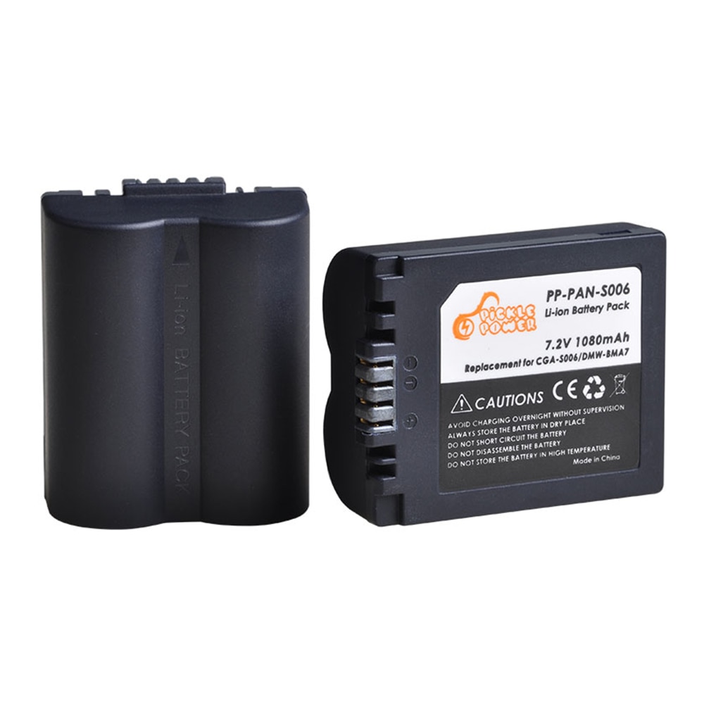 CGA-S006 DMW-BMA7 Battery +LED Daul USB Charger for Panasonic Lumix DMC-FZ7 DMC-FZ8 DMC-FZ18 DMC-FZ28 FZ30 FZ35 FZ38 FZ50 Camera