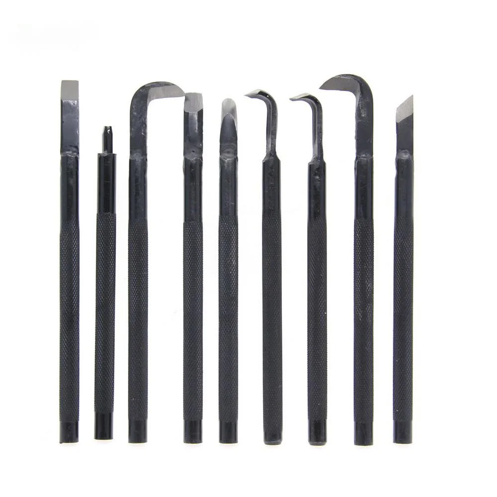 Herramientas para bonsái, cuchillo para tallar forja, cuchillo para recoger, cuchillo de dibujo, cuchillo para tallar, mango antideslizante, herramientas para tallar alambre