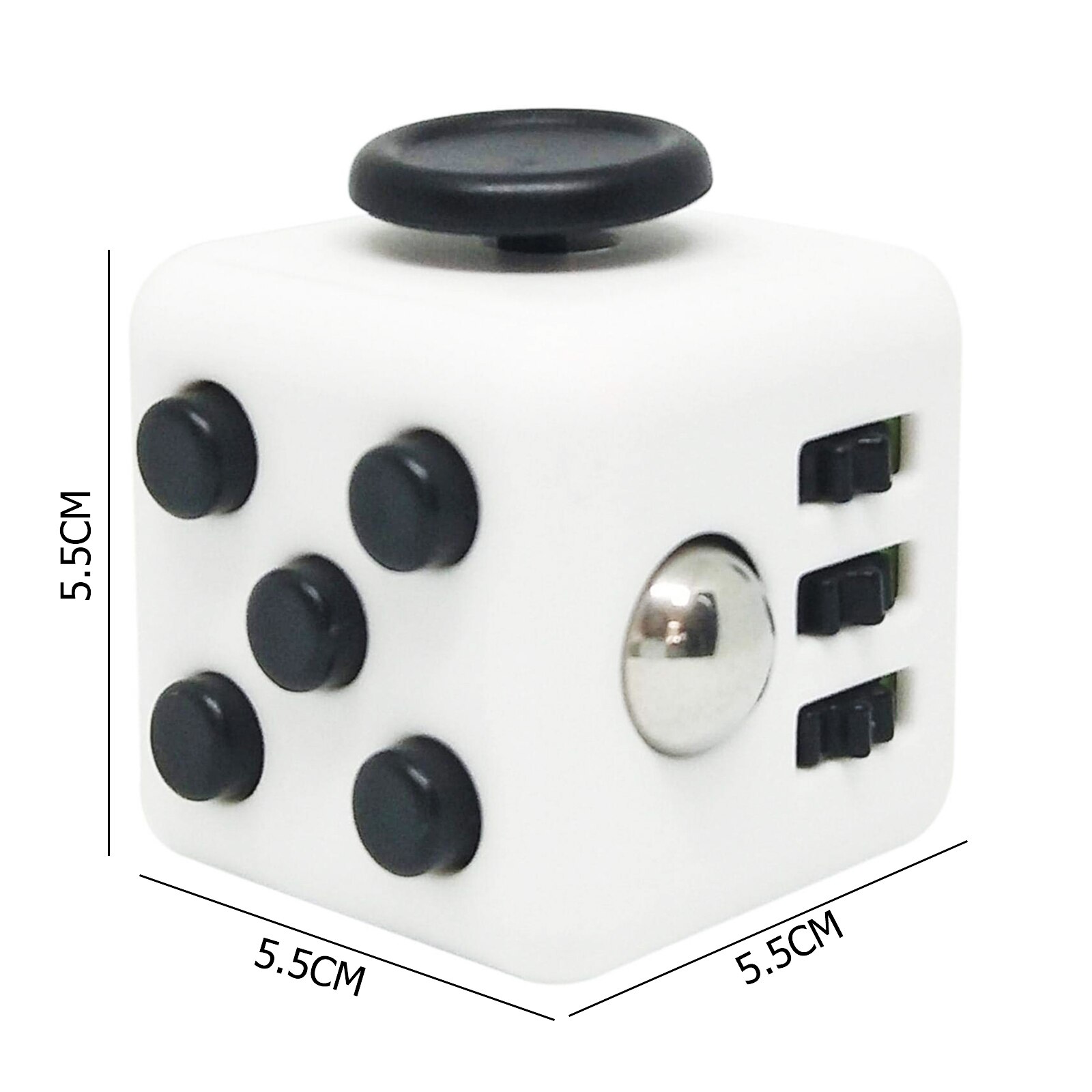 Decompression Toy Anti-Anxiety Children Desk Decompression Cube Button Sound Rolling Joystick Button Decompression Toy: G