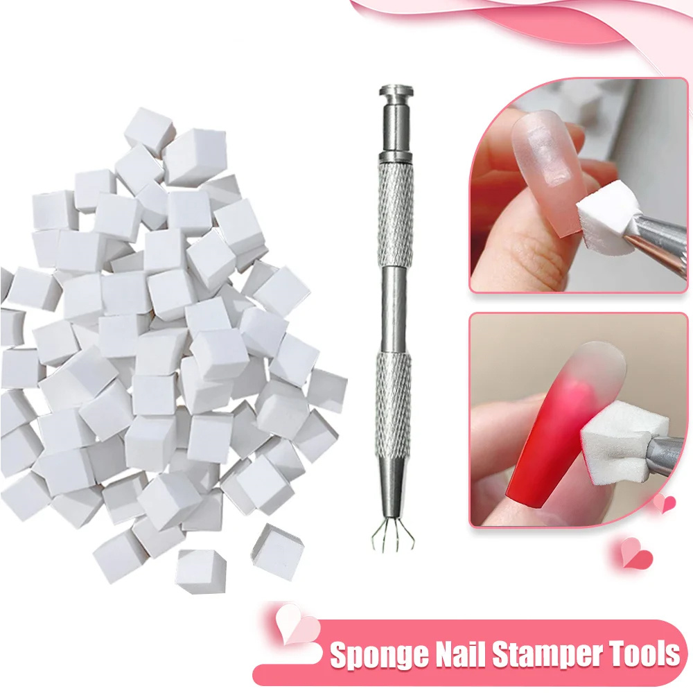 impostato di spugne per chiodo arte manicure fai da te creativo spugna per unghie strumento di presa spugna gradiente strumenti per chiodo arte accessori per manicure