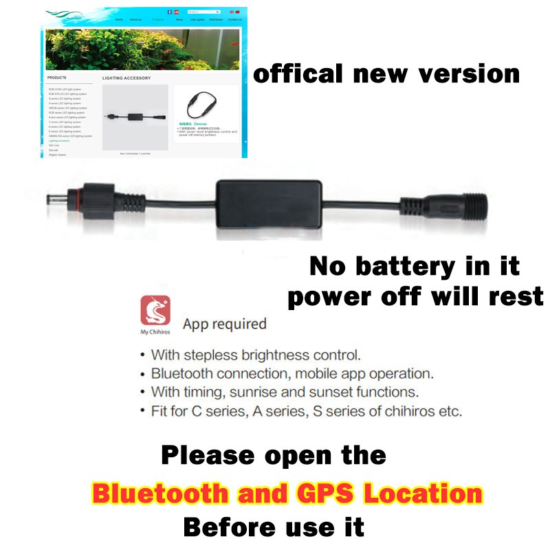 Chihiros Kommandant 1 4 Bluetooth App Kontrolle LED Licht Dimmer Regler Modulator Für Aquarium Aquarium