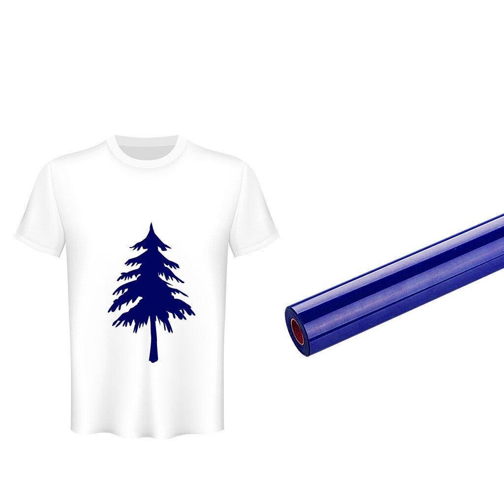 1 sheet 30cmx150cm super elastic PU Heat Transfer Vinyl T-shirt Iron On HTV Printing: BLUE