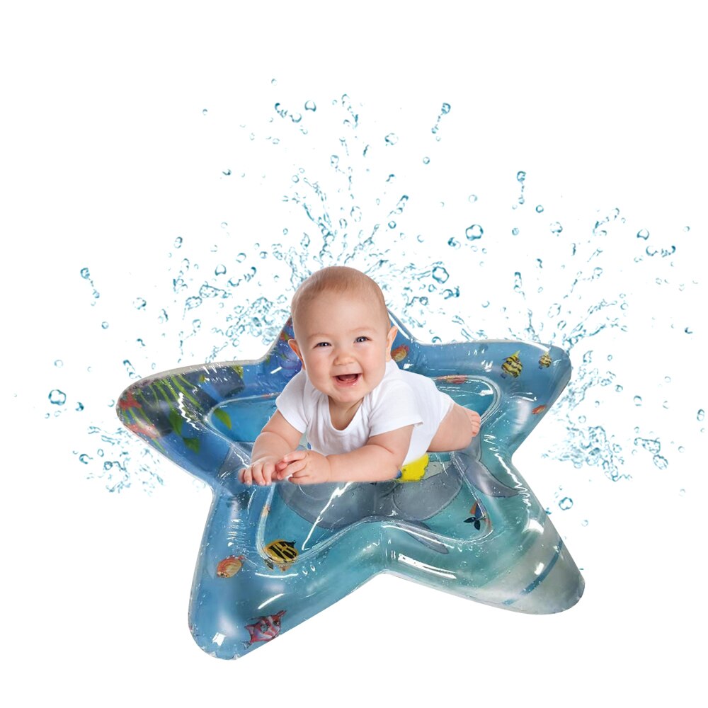 Creatieve Dual Gebruik Speelgoed Zuigelingen Opblaasbare Water Kussen Baby Opblaasbare Klopte Pad Tummy Tijd Premium Water Mat