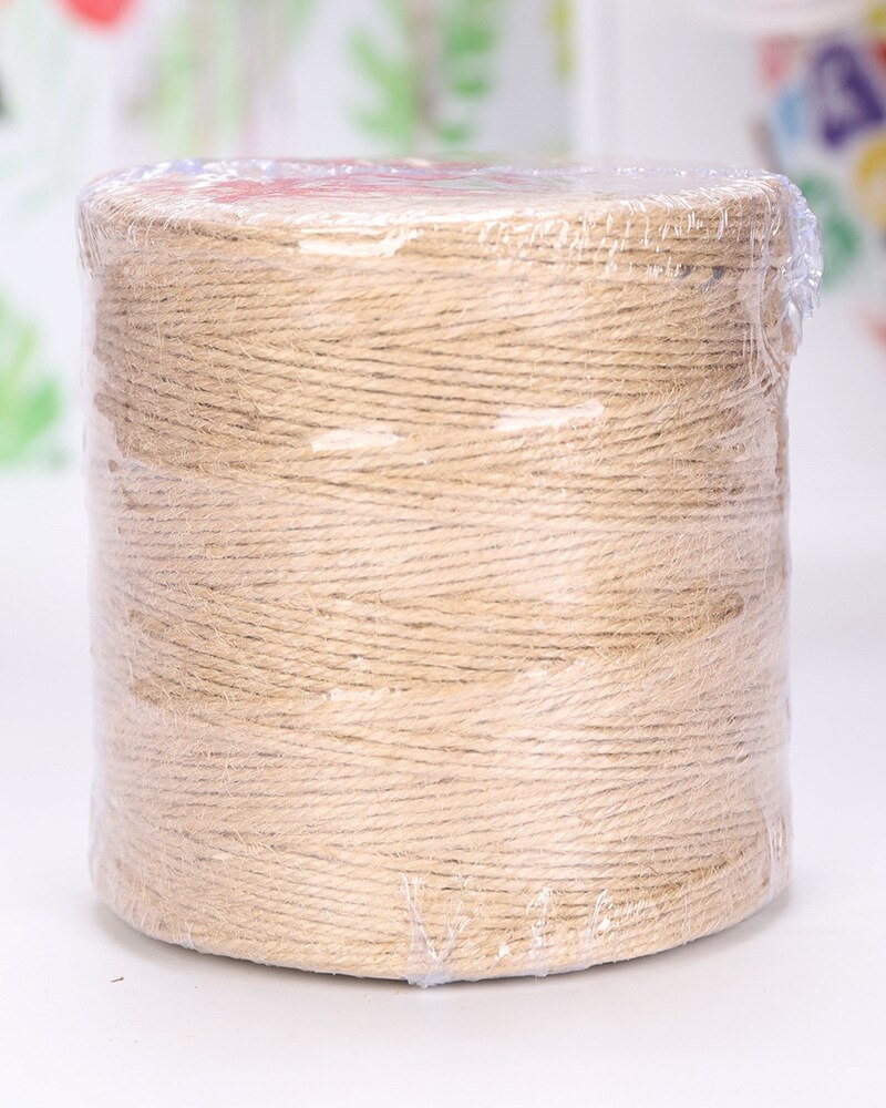 Natural Jute Twine Brown Twine String for Crafts, Wrapping, Crocheting and Gardening Applications