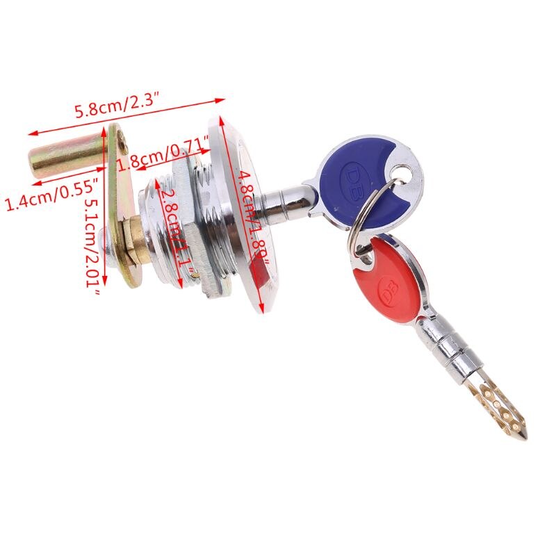 Super Security Safe Deposit Box Anti-theft Lock With Encryption Keys Copper Cylinder 32CD