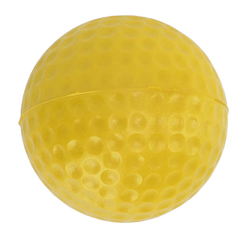 Pelota de práctica para deportes al aire libre, pelota suave de alta resistencia a impactos: yellow
