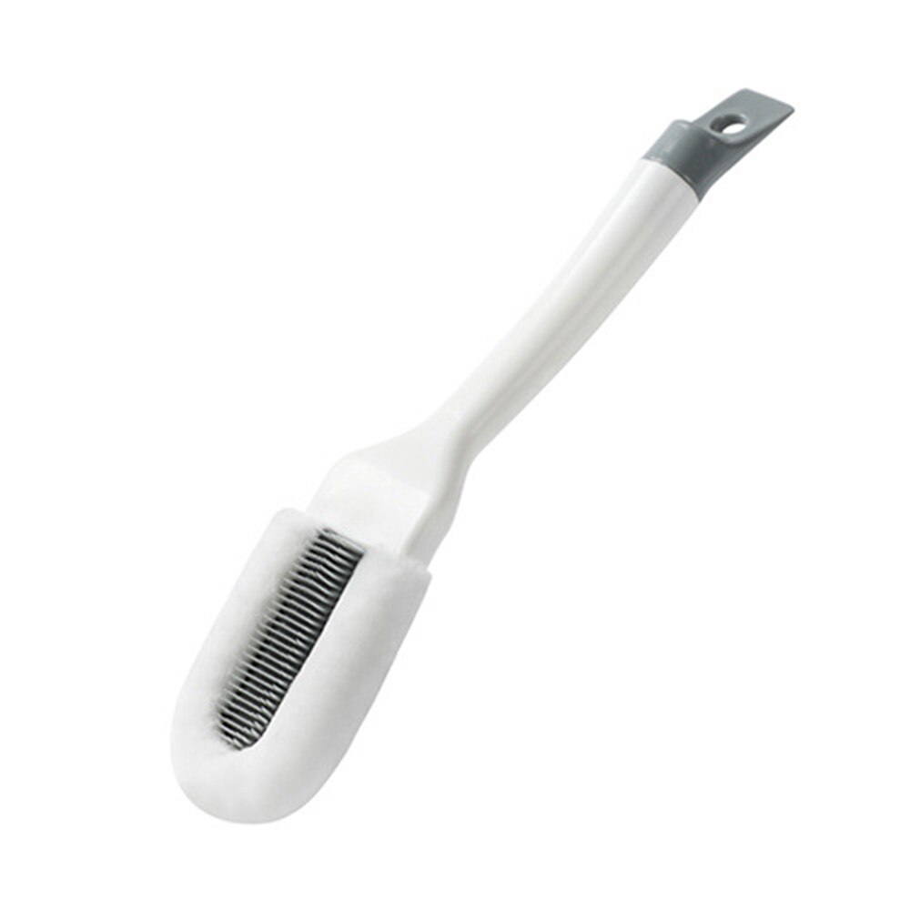 1Pcs Schoen Borstel Multifunctionele Wasborstel Schoenen Cleaner Huishoudelijke Lange Handvat Zachte Borstel Keuken Badkamer Gereedschap: White