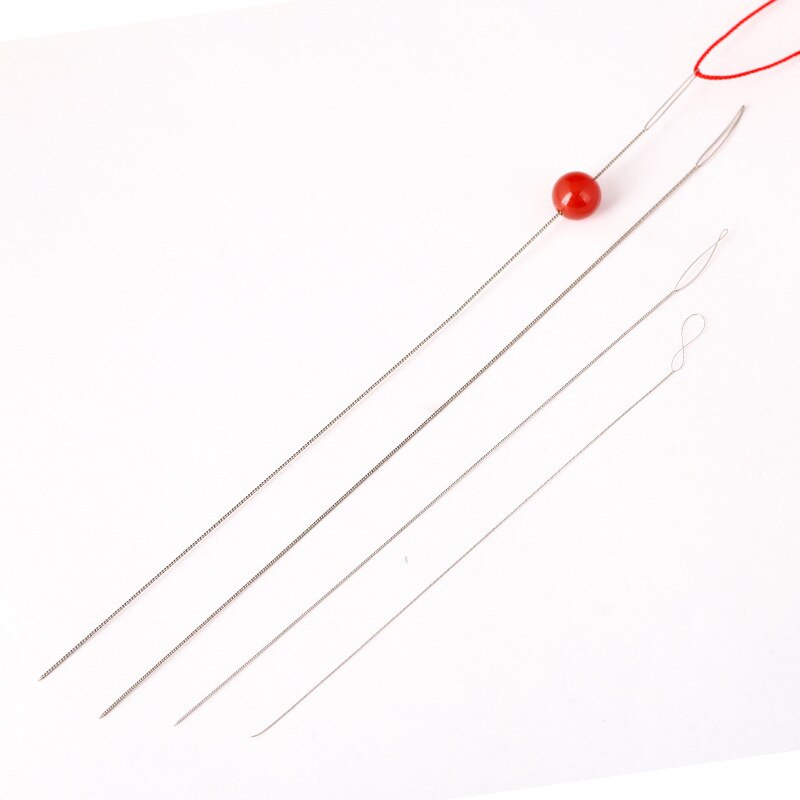 8Pcs Stainless Steel Beading Needles Sewing Needles Tool for beads Threading String Jewelry Embroidery Beading Bracelet Necklace