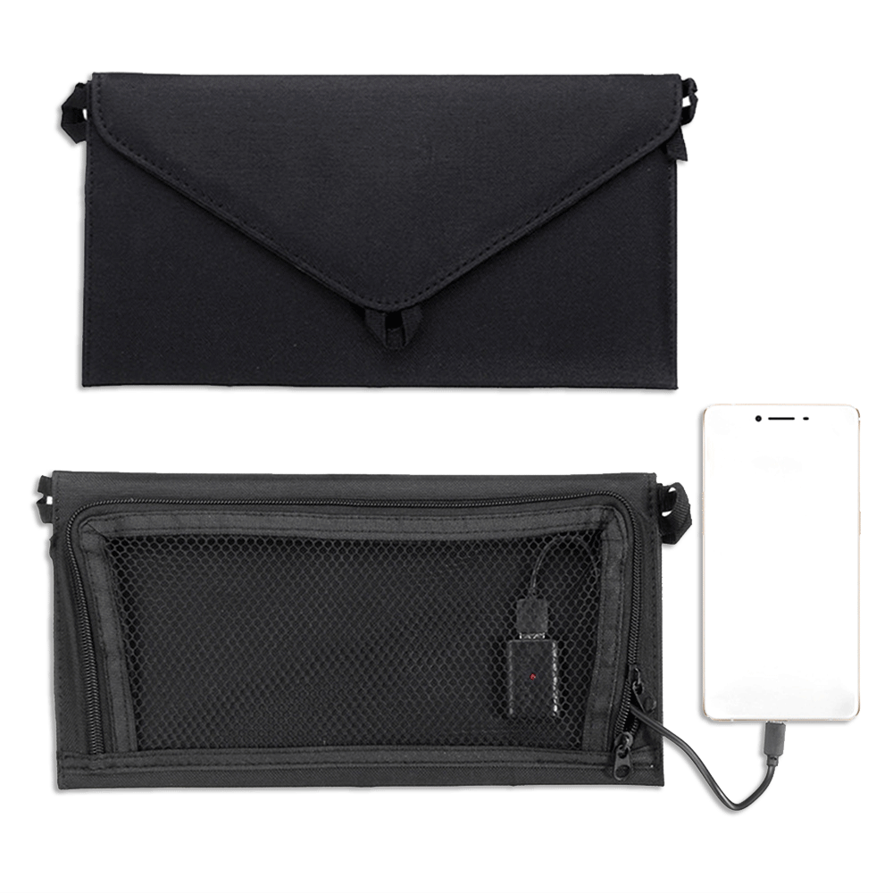 Sunpower Solar Panel 20W Solar Cell Output Device Mobile Phone Outdoor Power Bank Photovoltaic Smart Fast Charging Folding Bag