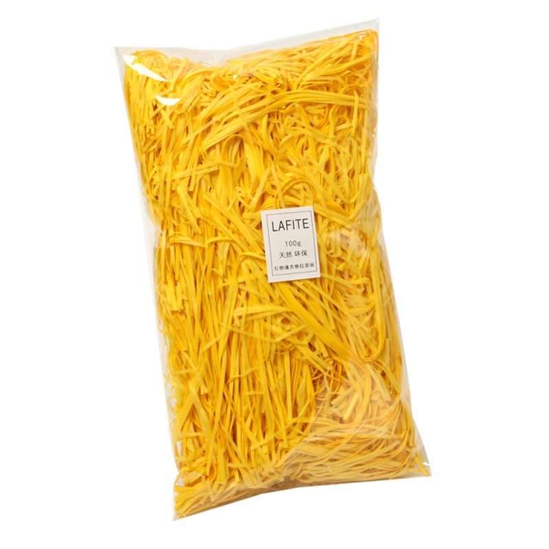 50/100g Kleurrijke Shred Crinkle Papier Raffia Versnipperd Tissuepapier Geschenkdoos Vulmateriaal DIY Bruiloft Verpakking decor