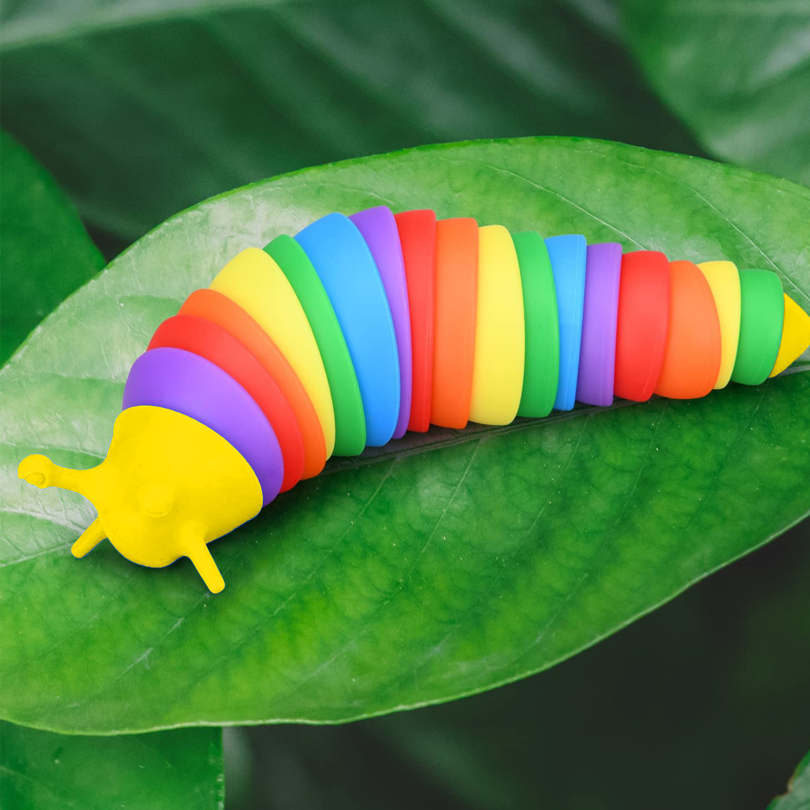 Balle articulée en Silicone 2022, jouet sensoriel Anti-stress, arc-en-ciel, de noël