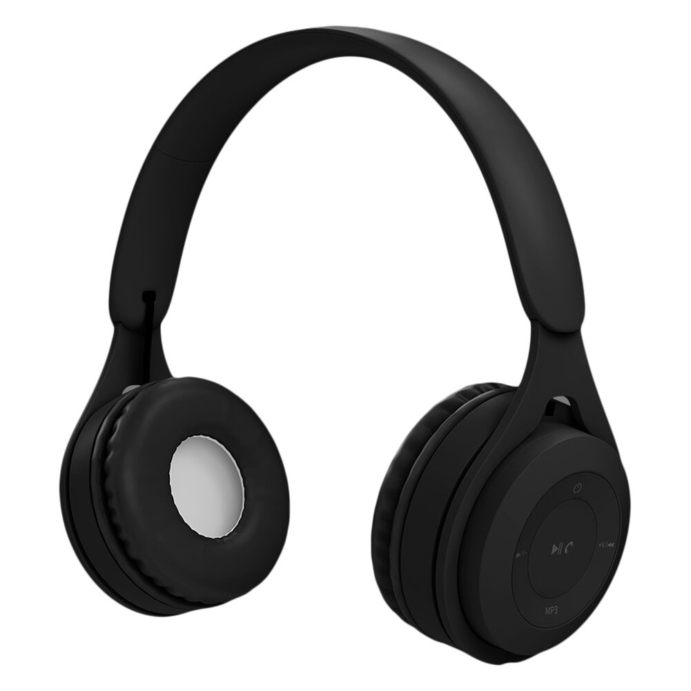 Y08 sem fio bluetooth estéreo de alta fidelidade sobre a orelha fone de ouvido com microfone maca torneira fone de ouvido bluetooth: Black
