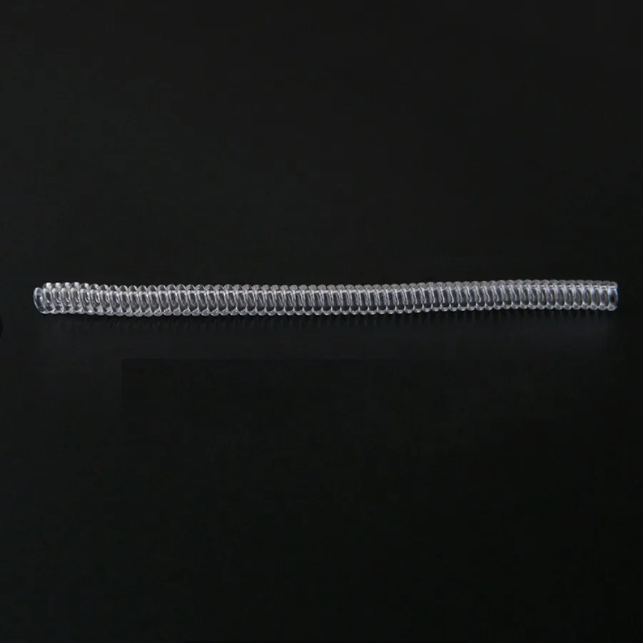 10 cm 4 storlekar spiral åtdragare ring storlek transparent silikon justerare för lösa ring smycken skydd: Tjock rund linje