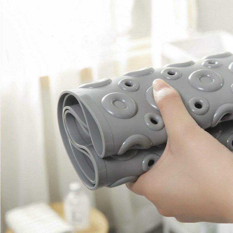 Bathroom Mat Hotel Bathroom Non-Slip Mat Suction Cup Shower -Resistant PVC Mat bath mats bathroom Non-Slip Seepage carpet