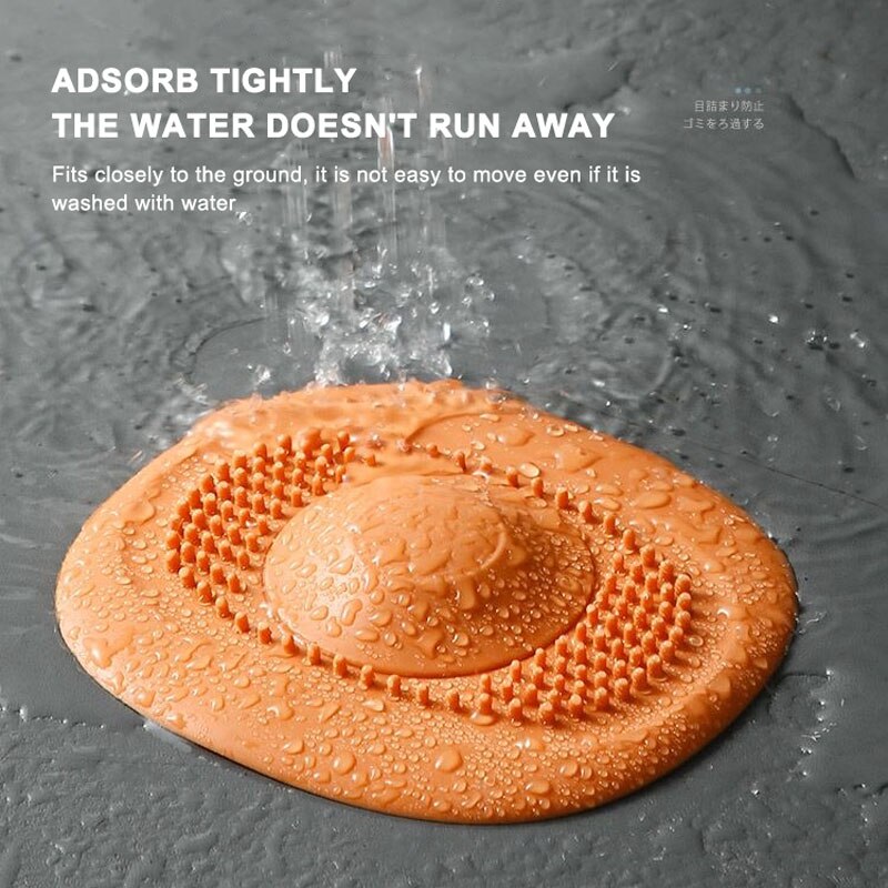 Bathroom Washbasin Drain Hair Catcher Anti Clogging Bath Stopper Plug Sink Strainer Hair Filter Kitchen Accessory