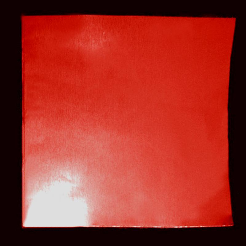100 Stck/viel Krepp Papier Blätter Süssigkeit Zucker Schokolade Süßwaren Süßwaren Platz Folie Verpackung Paket Weihnachten Baum Pack: rot
