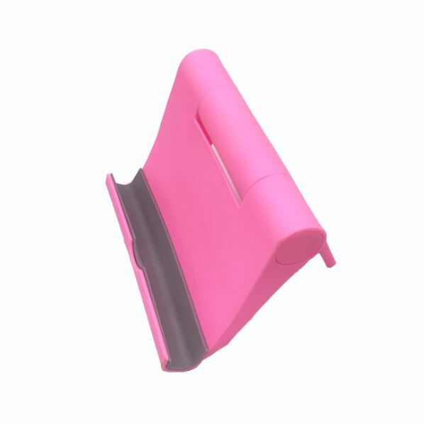 Universelle metall-tablet-halterung für ipad und samsung, faltbarer tablet-ständer, flexibler tischständer für iphone und redmi: Rosa