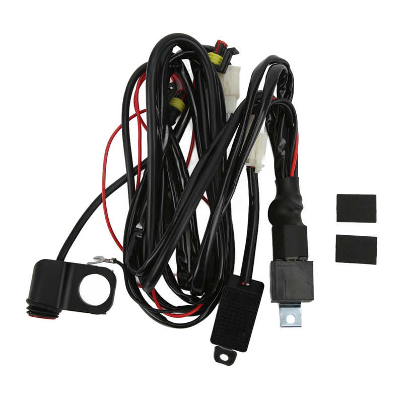 LED Relay Harness Switch Wiring Harness Plug and Play for Motorcycle SUV ATV UTV