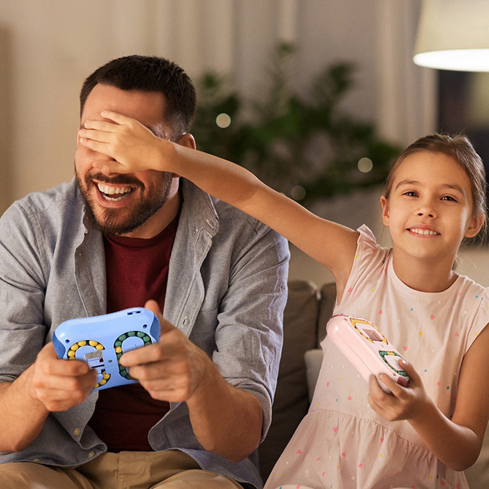 Roterende Magic Bean Intelligentie Vingertop Kubus Roterende Magic Bean Vingertop Toy Stress Relief Speelgoed Voor Kinderen Volwassen Stress # Y