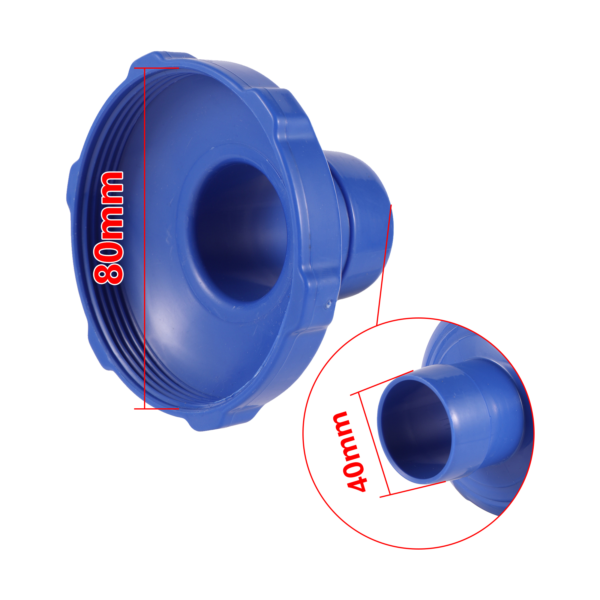 Zwembadkit Skimmer Slangmontageadapter B voor Intex zwembadonderdelen met 25016 zwembadslang met wandmontage oppervlaktescheider: Rose