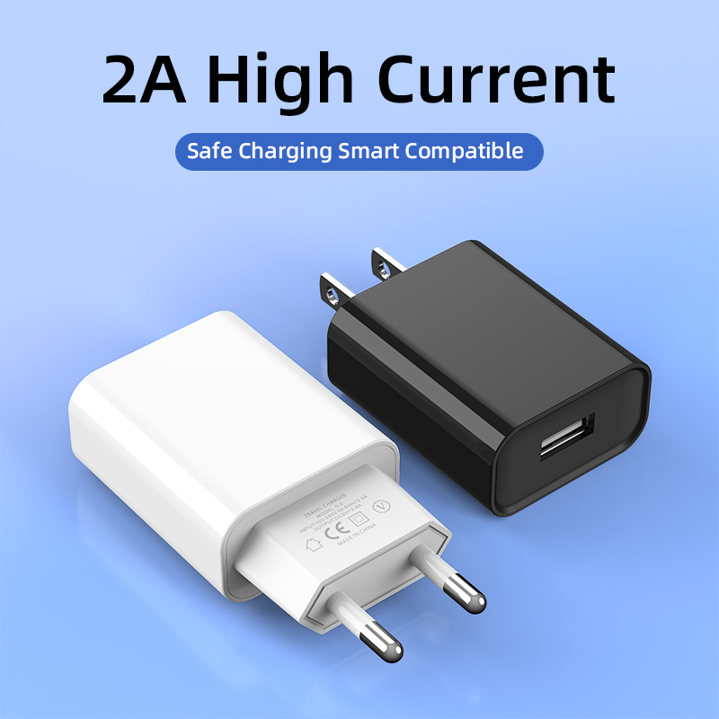 USB Charger Colorful QC3.0 10W Fast Charging Mobile Phone Travel Wall Adapter for Xiaomi 14Pro Samsung S24 Portable