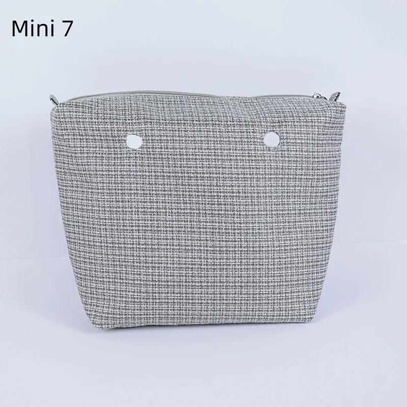 Tanqu Classic Mini Linnen Canvas Organizer Stof Binnenvoering Inzetstuk Voor Obag Mini O Tas Dames Handtas Accessoire: Paars