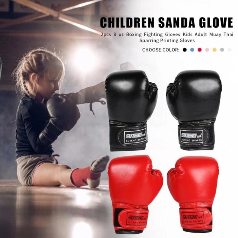 3-10 år børn boksehandsker til børn børn ungdoms boksesæk kickboxing muay thai luffer mma træning sparring handsker
