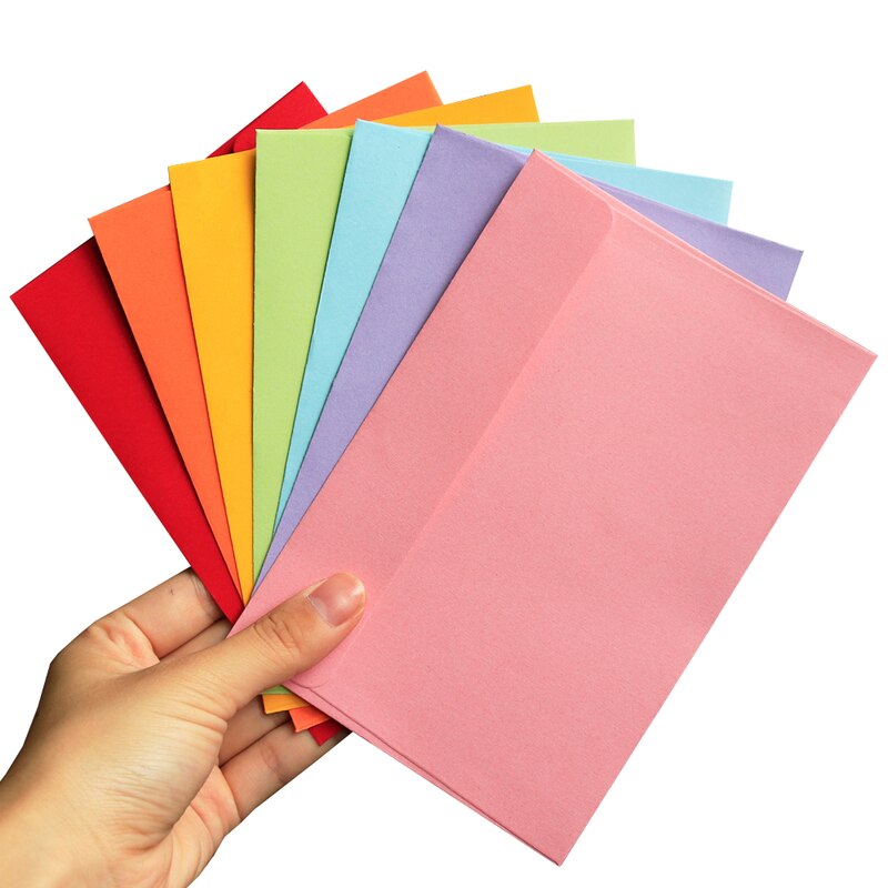 10 kpl tyhjä paperi kirjekuori värikäs retro juhlakutsu kirjekuori onnittelukortit postikortti kirjekuori paperitarvikkeet