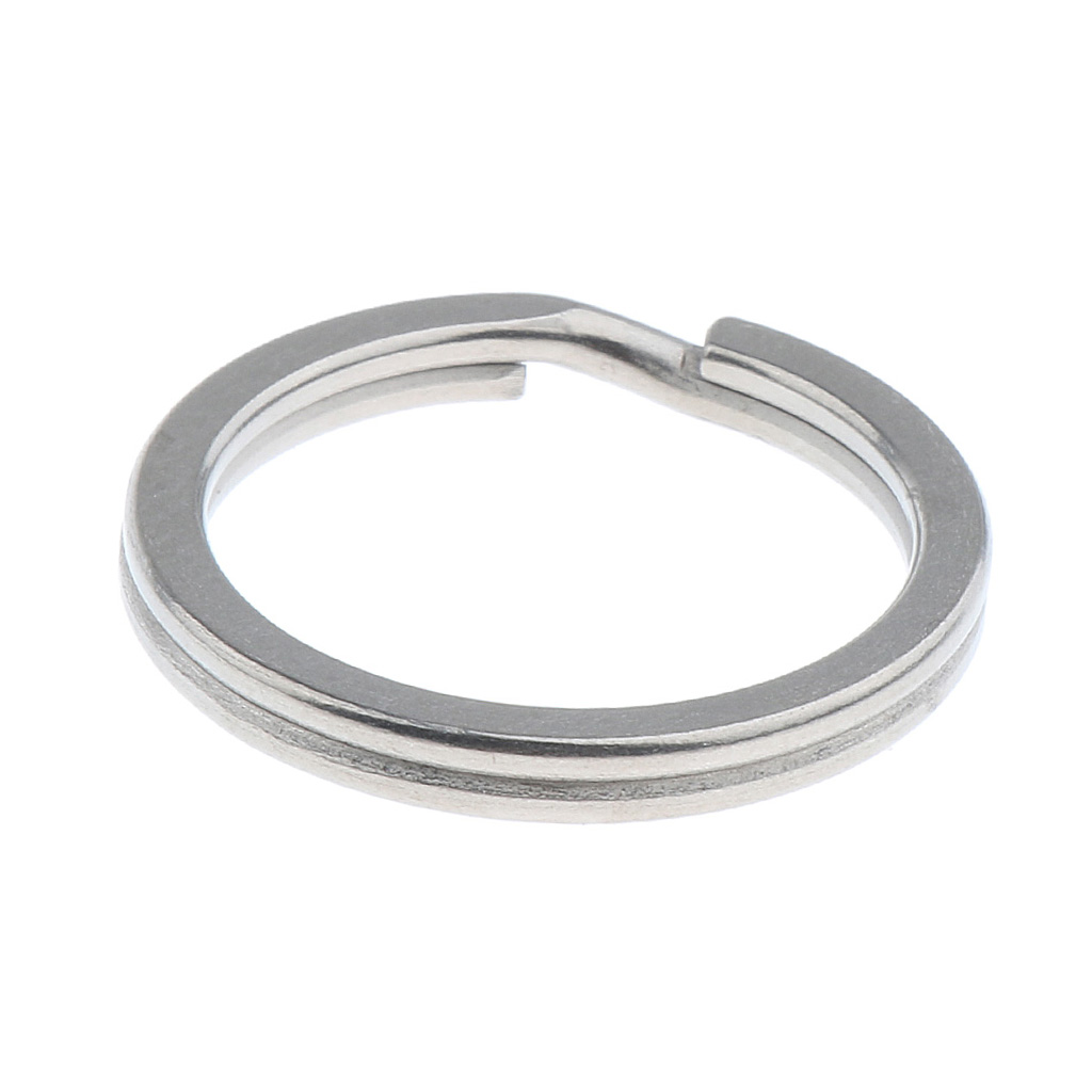 Titanium Round Split Ring Key Rings Keychain Buckle Clip Hook Loop Hoop for Outdoor Car Home Keys Organization,Arts Crafts