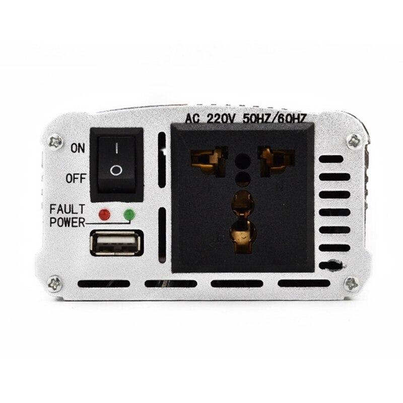 1500W Car and Home Power Inverter DC 12V/24V to AC 110V/220V Power Converter Short Circuit Automatic Protection Auto Inverter