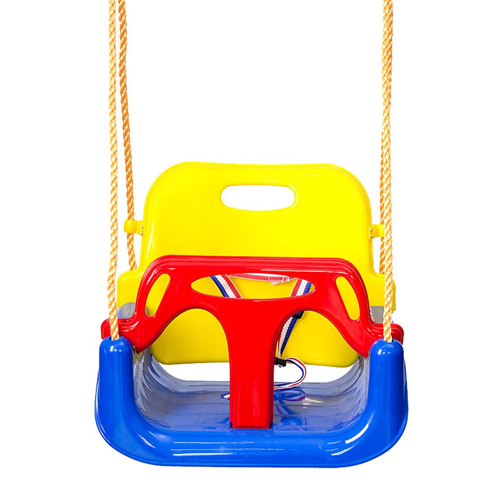 3 in 1 Multifunctional Baby Swing Basket Outdoor Swing Hanging Toy for Child: Blue