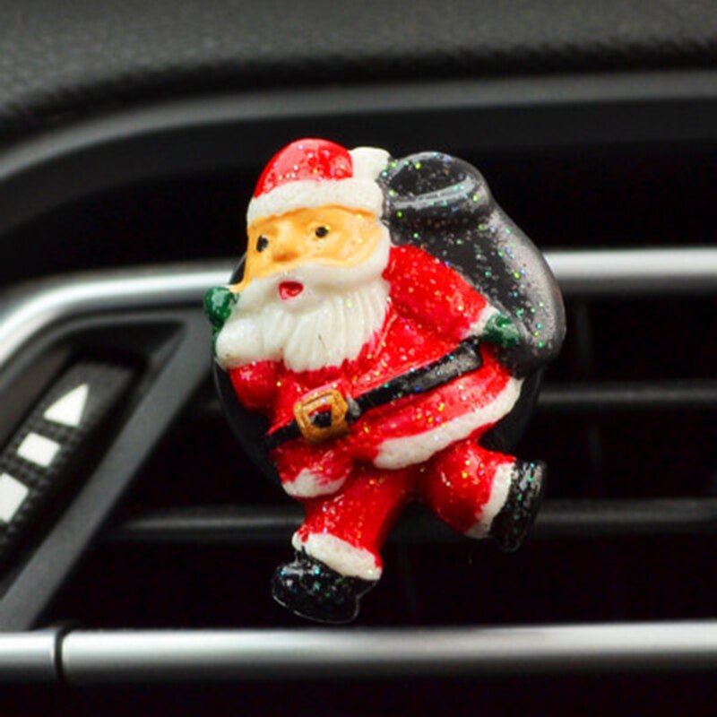 Auto Parfum Clip Geur Air Vent Luchtverfrisser Kerstboom Auto Interieur Outlet Decoratie Accessoire Trim Diffuser: Santa Claus C