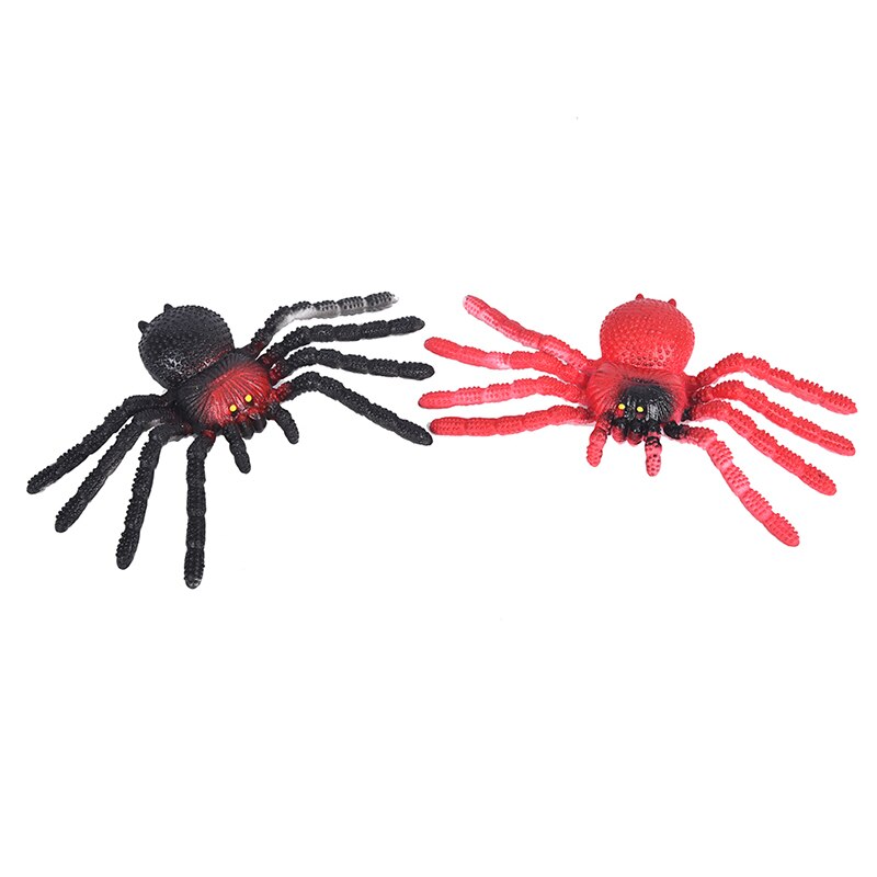 1Pc Große Halloween Plüsch Spinnen Kinder Kinder Spielzeug Plüsch Schwarz Farbmix Stil Für Party Halloween Dekoration Witz Spielzeug