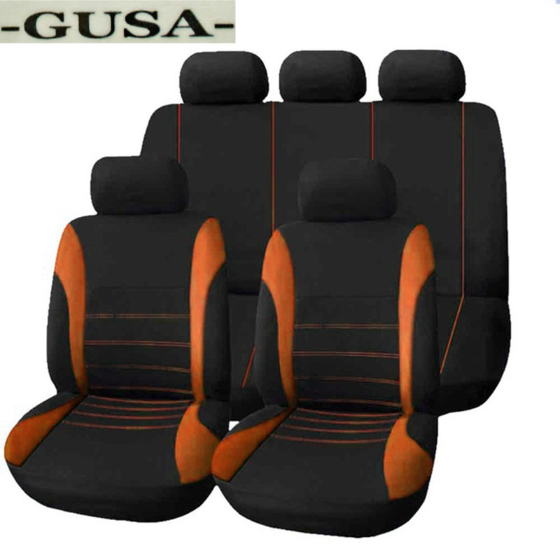 Universele terug rij auto stoelhoezen mat hond kussen voor fiat 500x albea bravo ducato freemont linea marea palio panda tempra