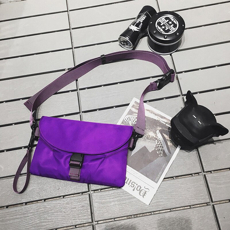 Bolsa peitoral para estudantes, hip hop moderna: ROXO