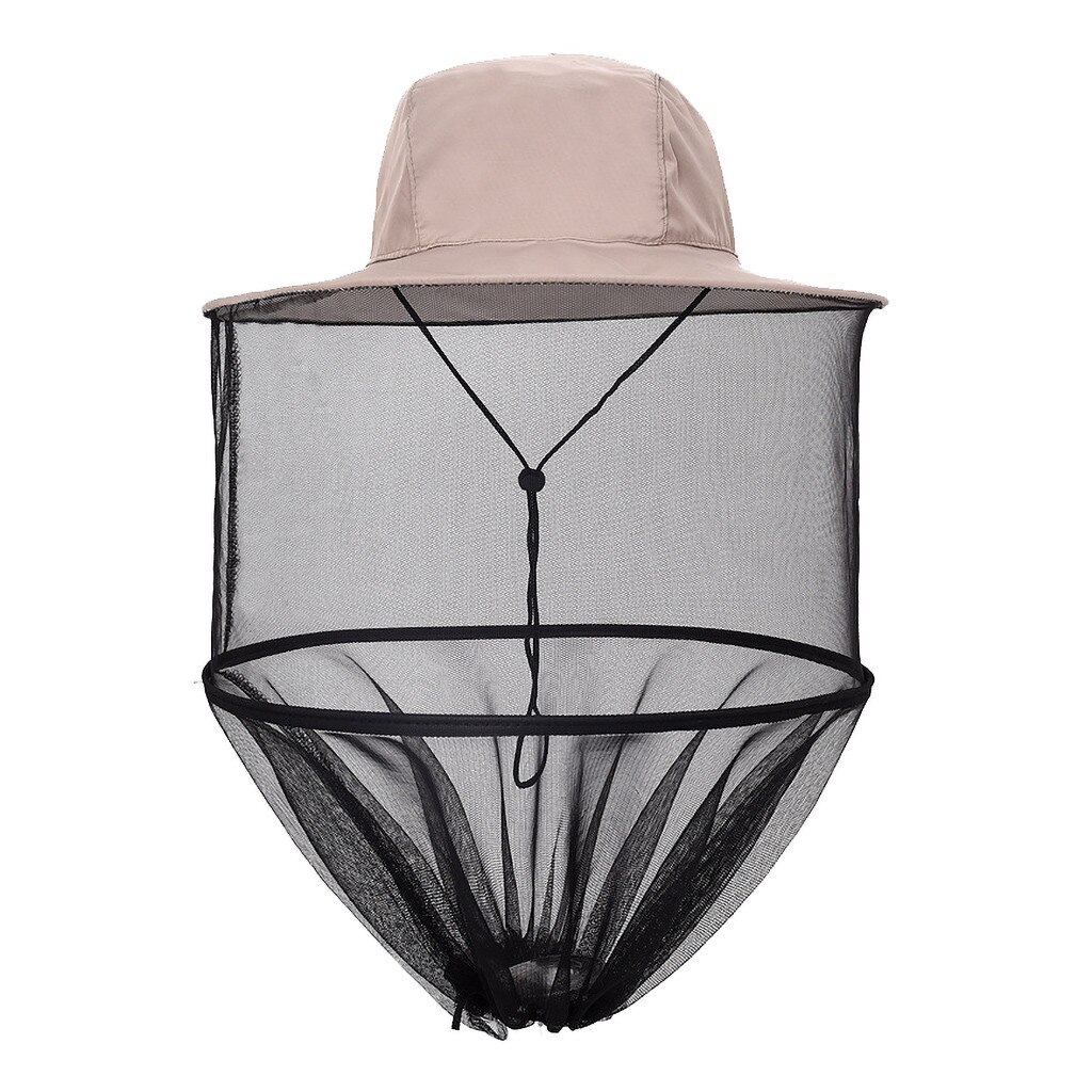Mosquito Head Net Hat Sun Hat With Hidden Net from Insects Breathable Fishing Hats бейсболка для мужчин gorro pescador Cap: B