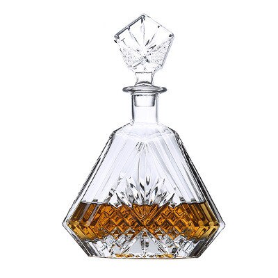 Weinglas Spender Wodka Wein Karaffe Kristall Glas Wein Flasche Whiskey Spender Wodka Bar Wein Glas Karaffe Cocktail Glas: E