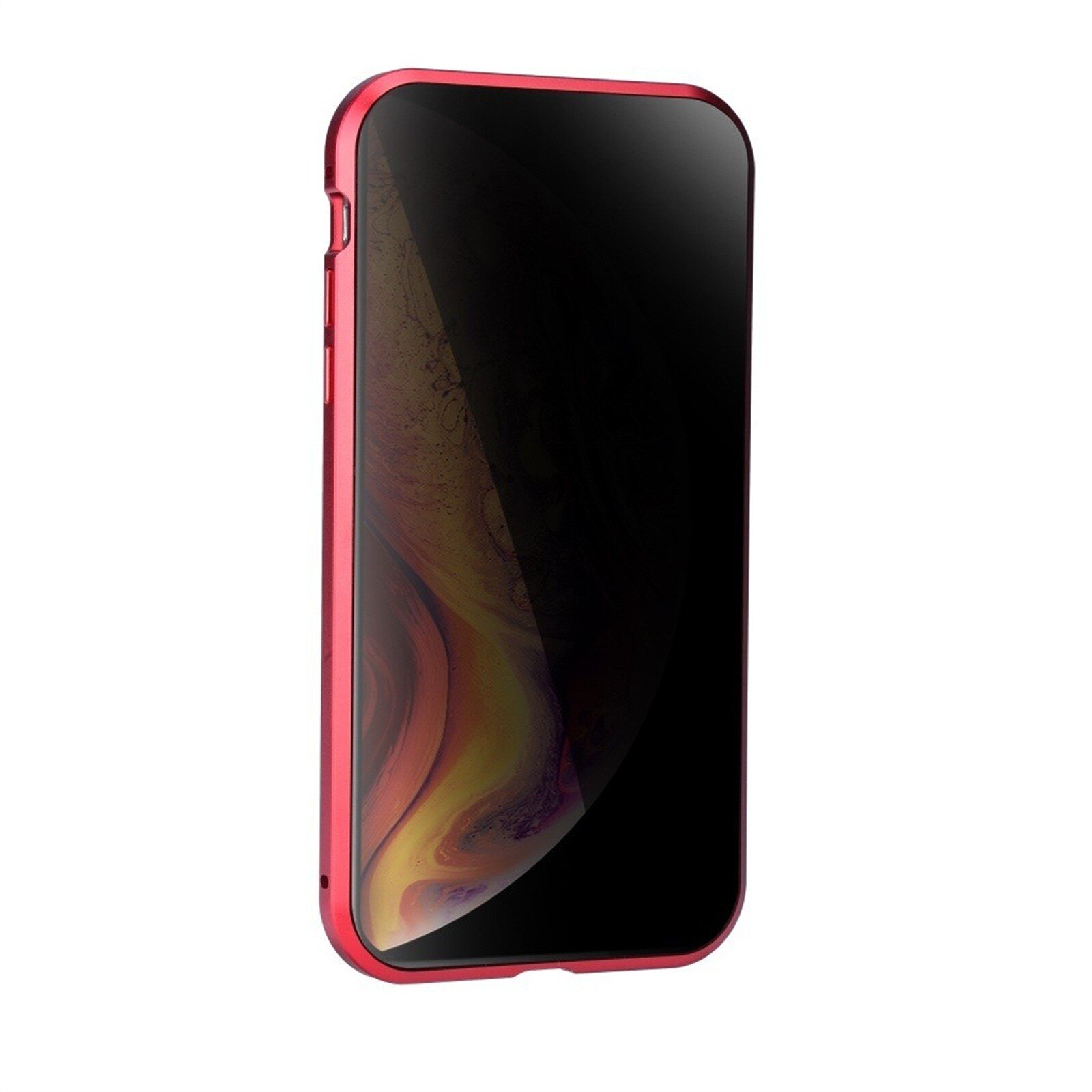 360 ° magnetische adsorption, blickdichter sichtschutz, doppelte schutzhülle für iphone 12/12 pro: Rd