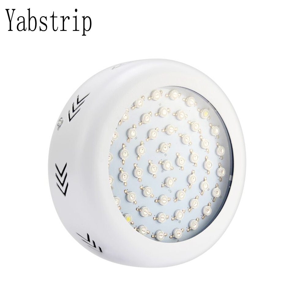 Yabstrip Led Grow Light 150W 50leds UFO Full Spectrum Grow Lamp For plans Indoor Flower greenhouse tent fitolamp phyto lamp